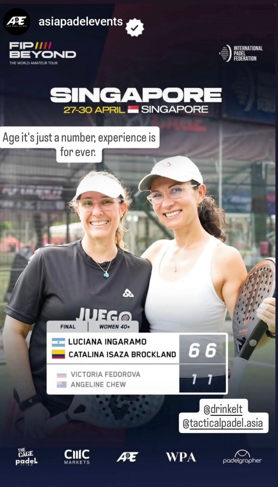 Catalina Isaza-Brockland, padel and tennis coach