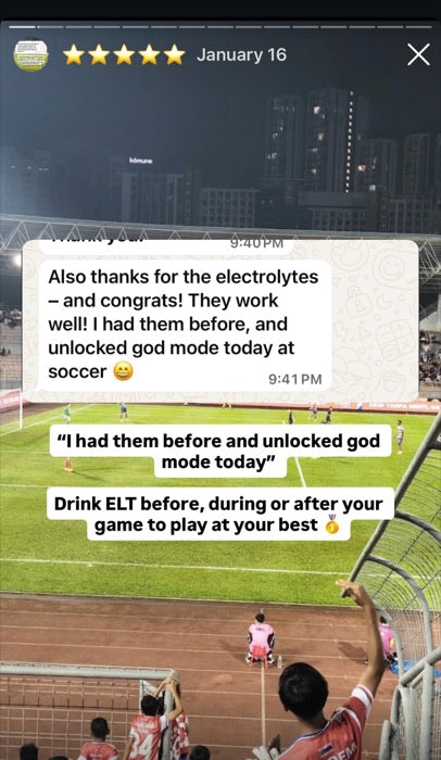 Customer story: trying ELT before soccer